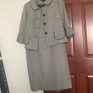 Houndstooth dress with jacket size 12